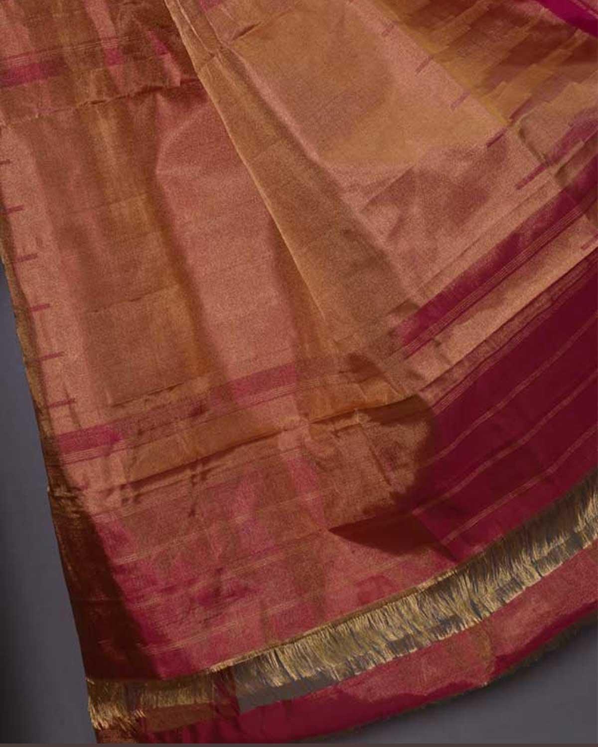 IKKAT FULL TISSUE PANPATOLA SILK SAREE - pochampallysarees.com