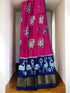 IKKAT KIDS PINK WITH BLUE COLOR LEHENGA - pochampallysarees.com
