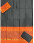 IKKAT POLY COTTON DRESS MATERIAL BLACK COLOR - pochampallysarees.com