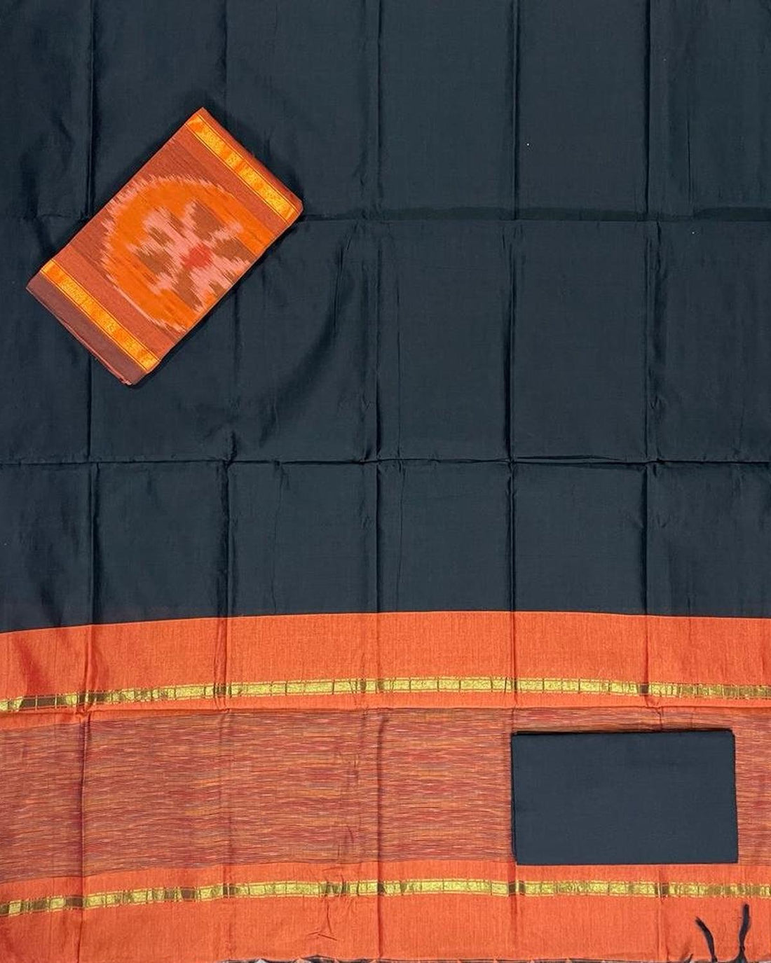 IKKAT POLY COTTON DRESS MATERIAL - pochampallysarees.com