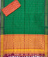Ikkat Sico Suite Green Yellow Color - pochampallysarees.com
