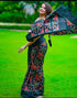 Ikkat Silk Black Saree - pochampallysarees.com
