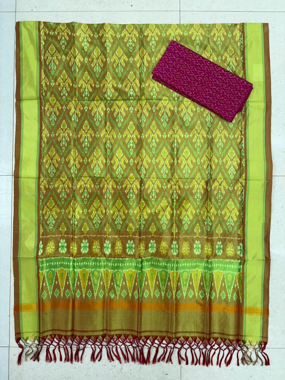 IKKAT SILK SUITE - pochampallysarees.com