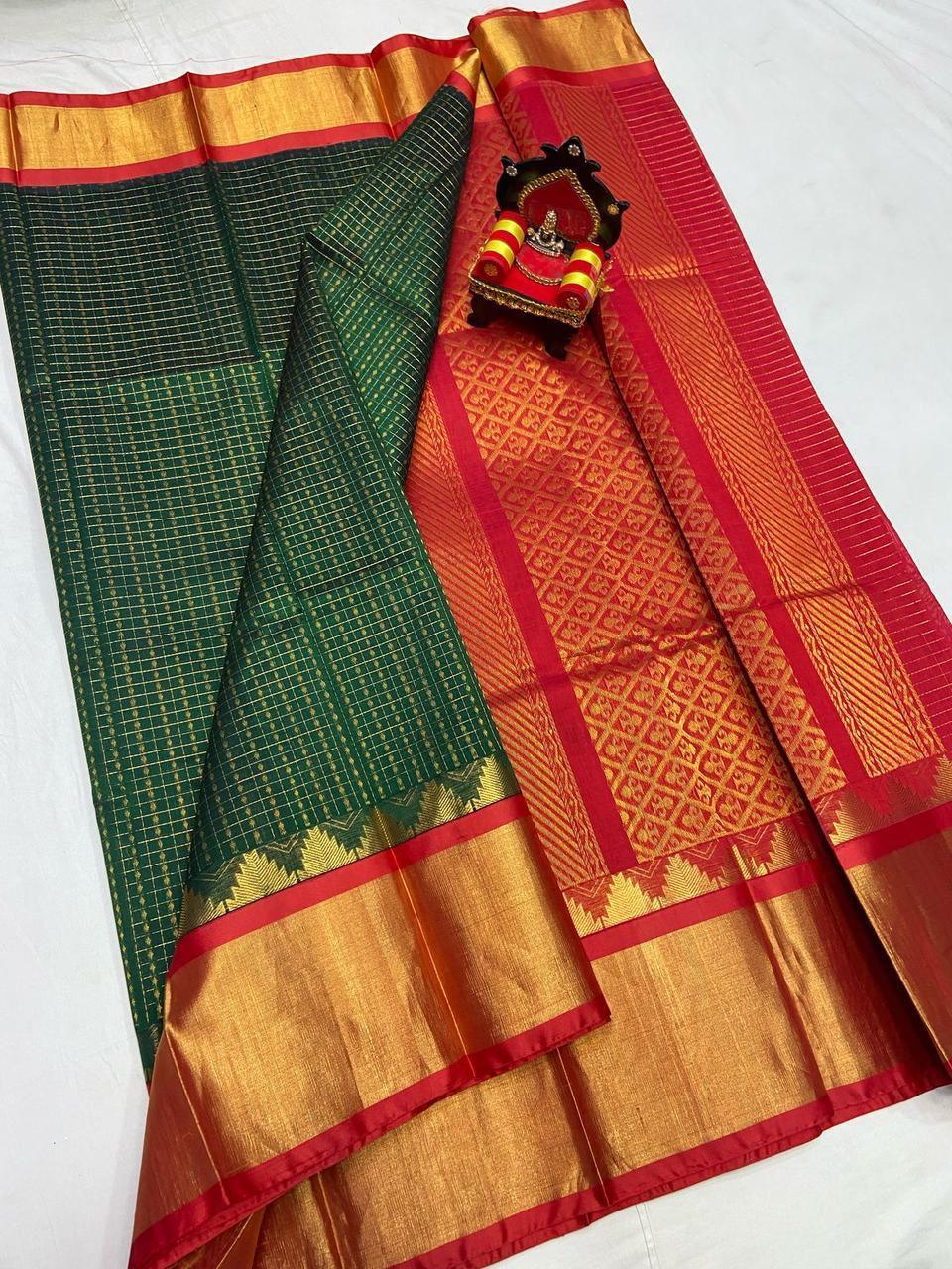 KUPPADAM PATTU SAREE - pochampallysarees.com