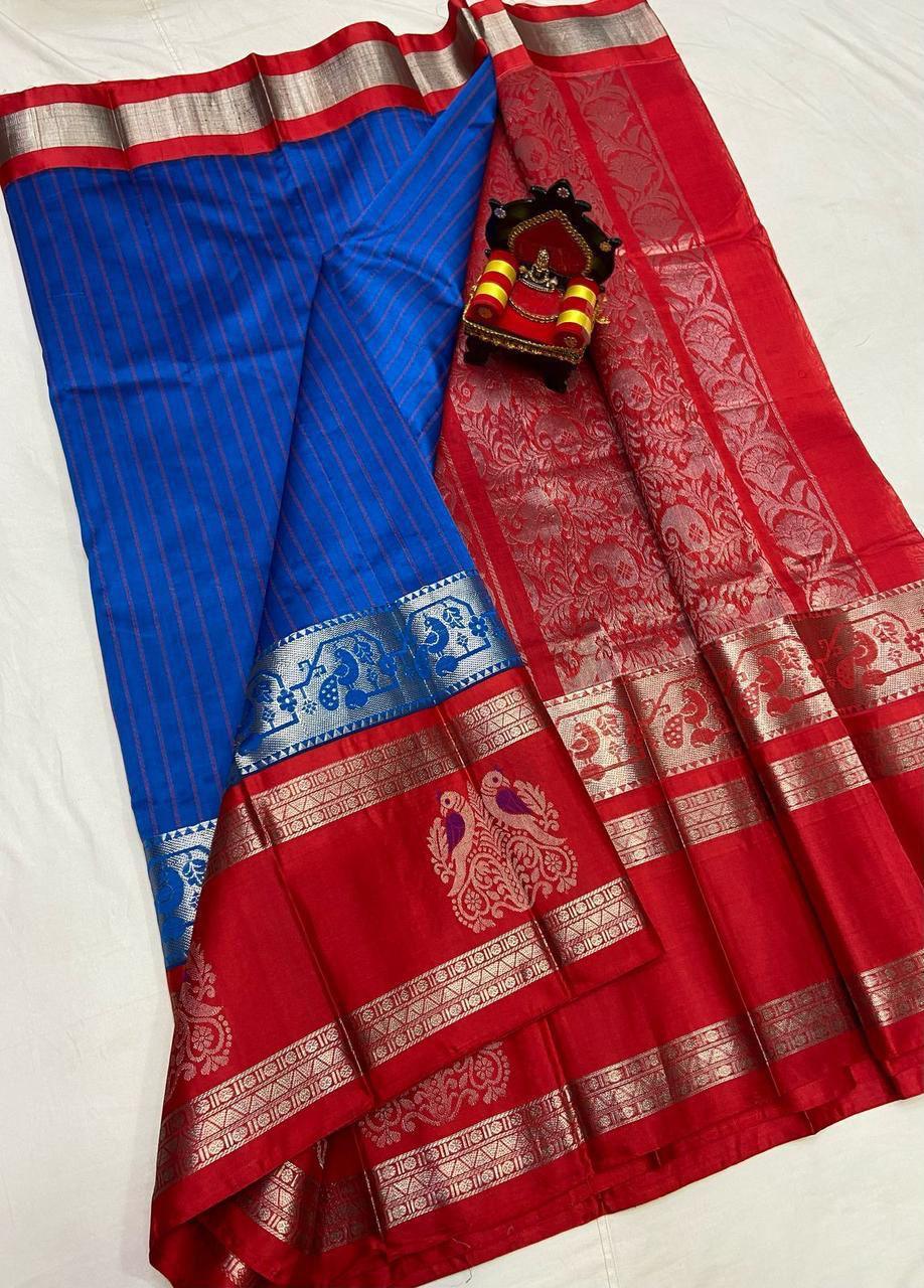 KUPPADAM PATTU SAREE - pochampallysarees.com