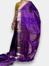 Lavender Color Designer Kanchi Pure Soft Silk Saree - pochampallysarees.com