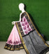 Light red Ikkat Saree - pochampallysarees.com