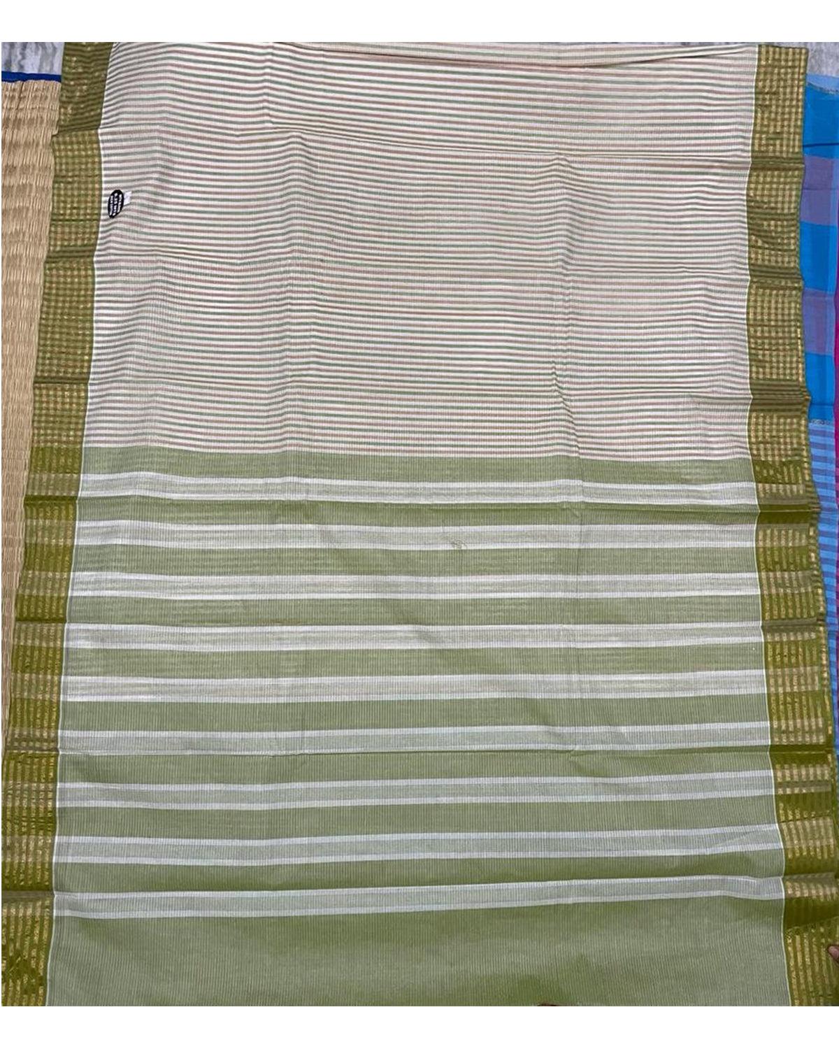 MANGALAGIRI COTTON LINES SAREE - pochampallysarees.com