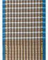 MANGALAGIRI COTTON SAREE CHECKS ANANDA BLUE WITH GRAY COLOR - pochampallysarees.com