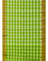 MANGALAGIRI COTTON SAREE CHECKS GREEN COLOR - pochampallysarees.com