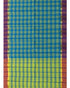 MANGALAGIRI COTTON SAREE CHECKS PARROT GREEN WITH BLUE COLOR - pochampallysarees.com