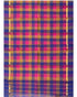 MANGALAGIRI COTTON SAREE CHECKS PINK WITH BLUE COLOR - pochampallysarees.com