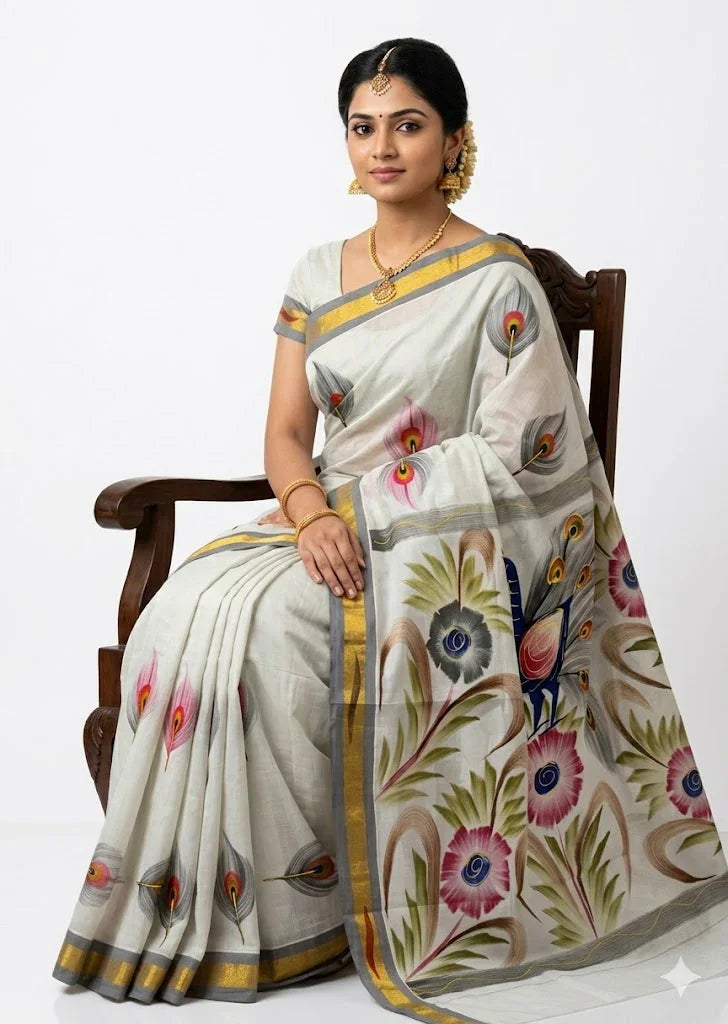Mangalagiri Cotton Sarees Online – Authentic Handloom Elegance - pochampallysarees.com