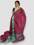 NARAYANPET COTTON SAREE MAROON - pochampallysarees.com