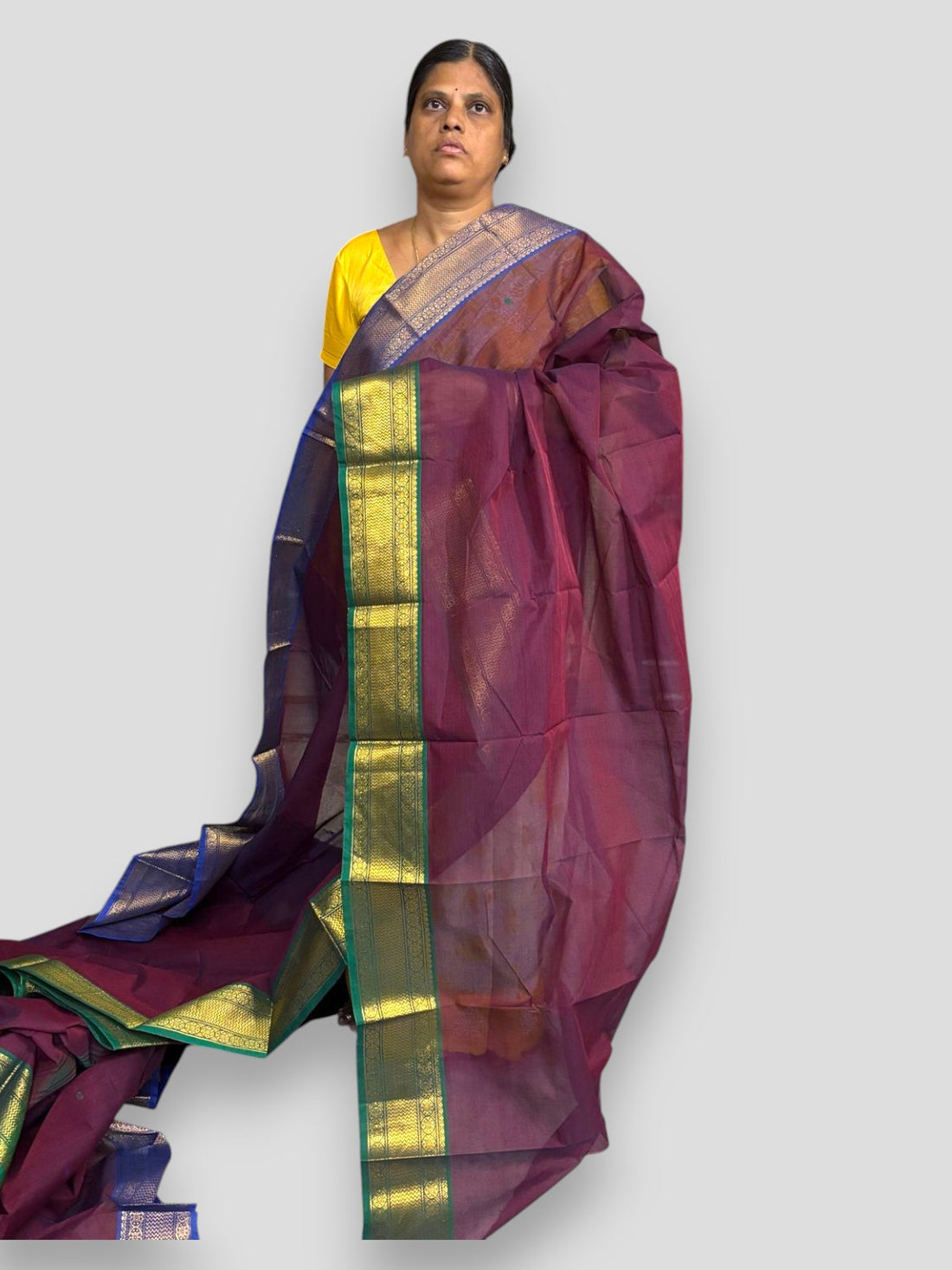 NARAYANPET COTTON Chocolate Sari