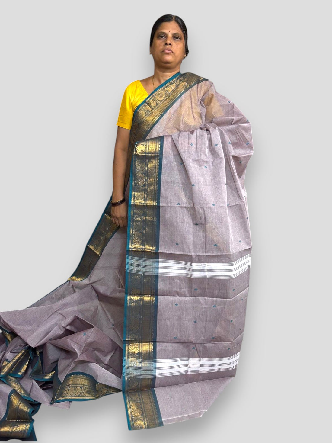 NARAYANPET COTTON Dual Shade Sari
