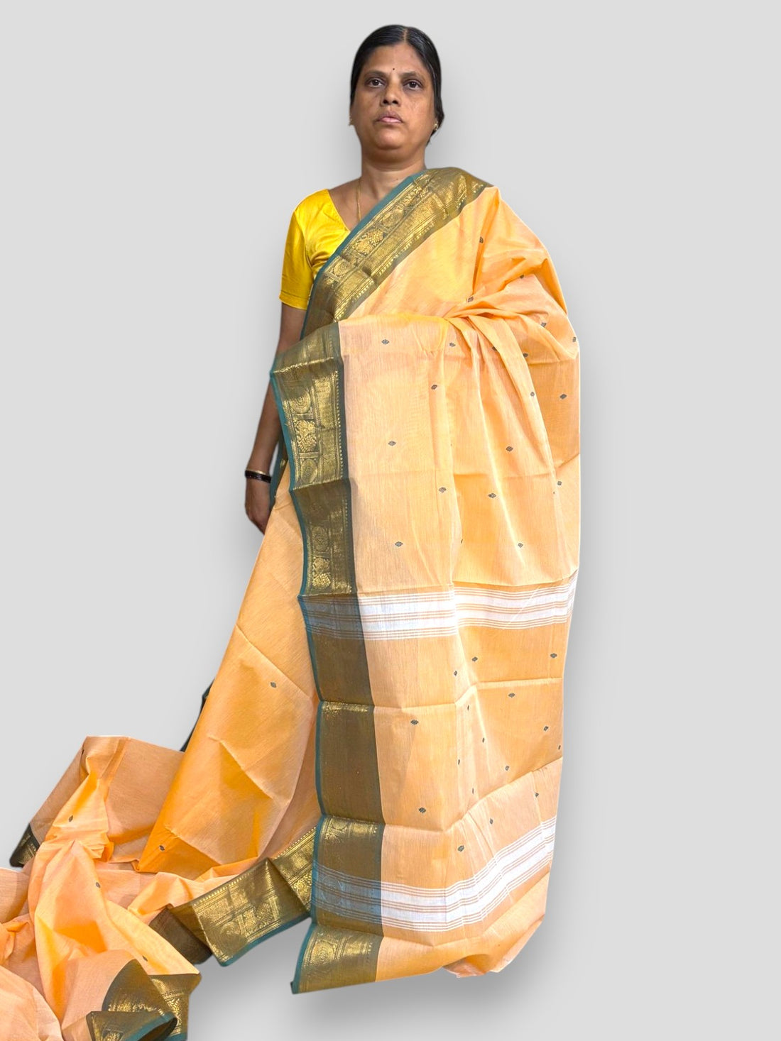 NARAYANPET COTTON Dual Shade Sari