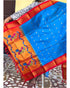 PAITHANI SILK ANANANDA BLUE WITH RED COLOR DUPATTA -PSD15 - pochampallysarees.com