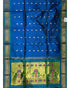 PAITHANI SILK BLUE COLOR DUPATTA-PSD09 - pochampallysarees.com