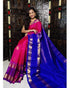 PINK GADWAL SAREE - pochampallysarees.com