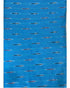 POCHAMPALLY IKAT COTTON ANANDA BLUE COLOR FABRIC - pochampallysarees.com