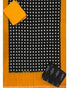POCHAMPALLY IKAT COTTON BLACK WITH YELLOW COLOR DRESS MATERIAL-A10 - pochampallysarees.com