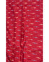 POCHAMPALLY IKAT COTTON RED COLOR FABRIC - pochampallysarees.com