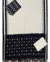 POCHAMPALLY IKAT COTTON WHITE WITH BLACK COLOR DRESS MATERIAL -C64 - pochampallysarees.com