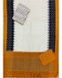 POCHAMPALLY IKKAT COTTON WHITE AND YELLOW COLOR DRESS MATERIAL - C11 - pochampallysarees.com