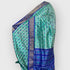 Pochampally Ikkat Patola Silk Ananda Blue Sari - pochampallysarees.com
