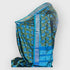 Pochampally Ikkat Patola Silk Black Blue - pochampallysarees.com