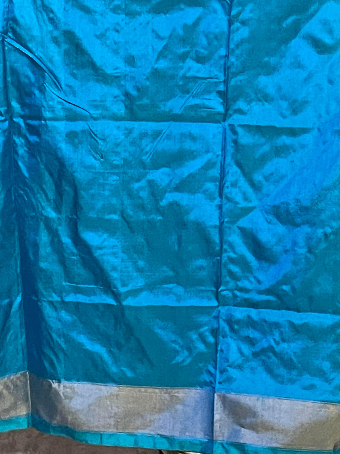 Pochampally Ikkat Patola Silk Black Blue - pochampallysarees.com