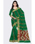 POCHAMPALLY IKKAT SICO GREEN COLOR SICO SAREE - pochampallysarees.com