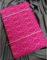 POCHAMPALLY IKKAT SICO PINK COLOR FABRIC - pochampallysarees.com