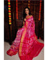 POCHAMPALLY IKKAT SILK SAREE PINK COLOR - pochampallysarees.com