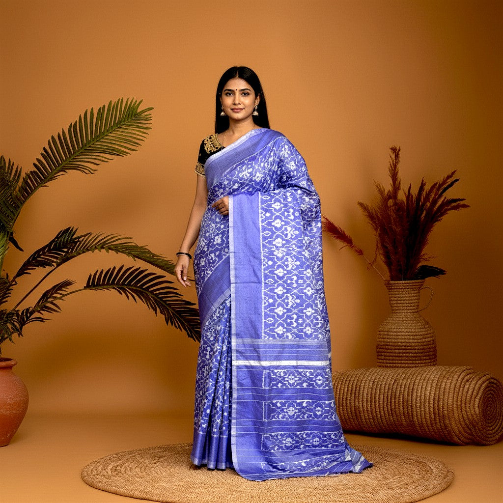 pochampally-IKKAt-Silk-Purple-Sari-pochampallysarees.com