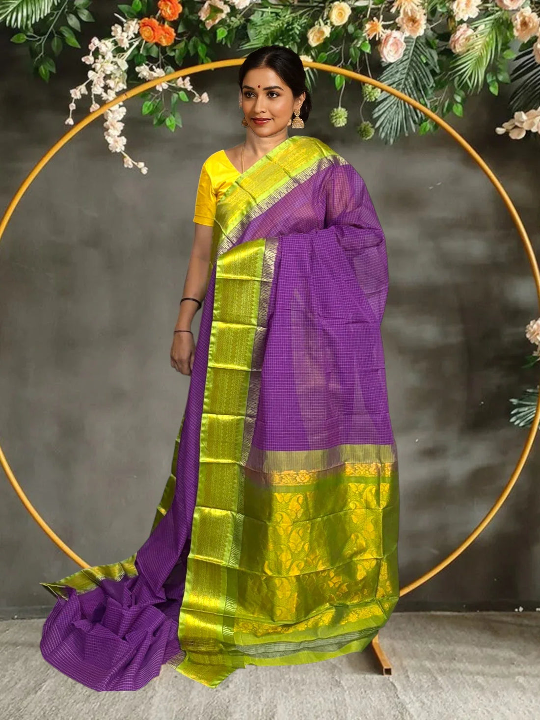 PURE GADWAL COTTON - A16 - pochampallysarees.com