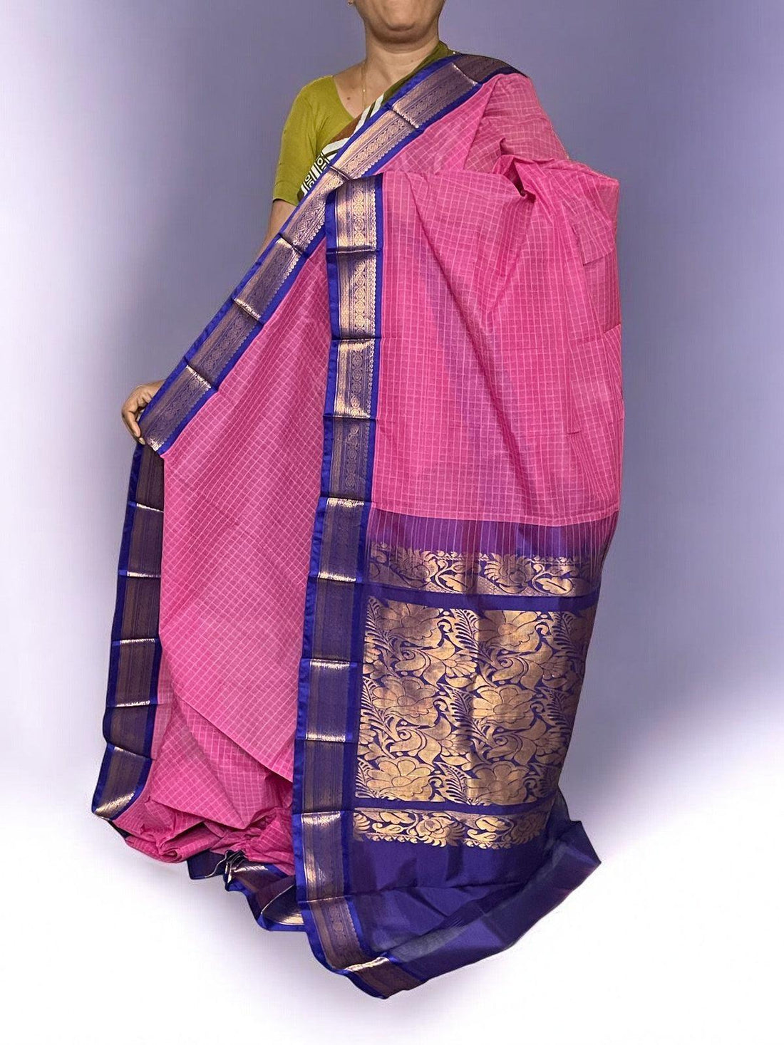 PURE GADWAL COTTON SARI - pochampallysarees.com