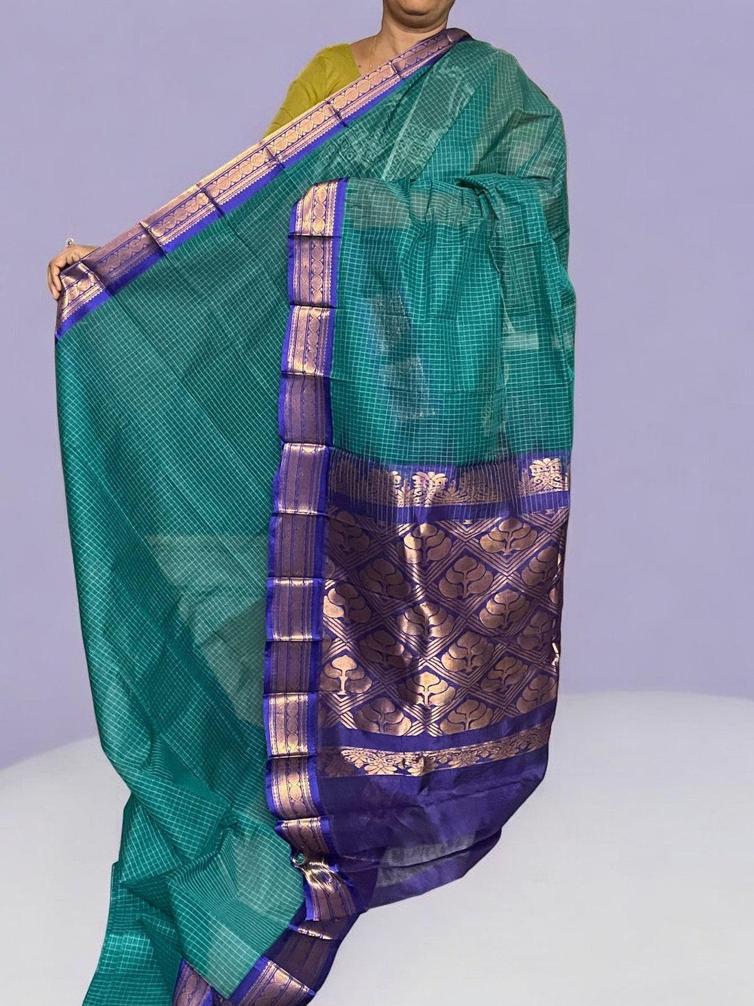 PURE GADWAL COTTON SARI - pochampallysarees.com