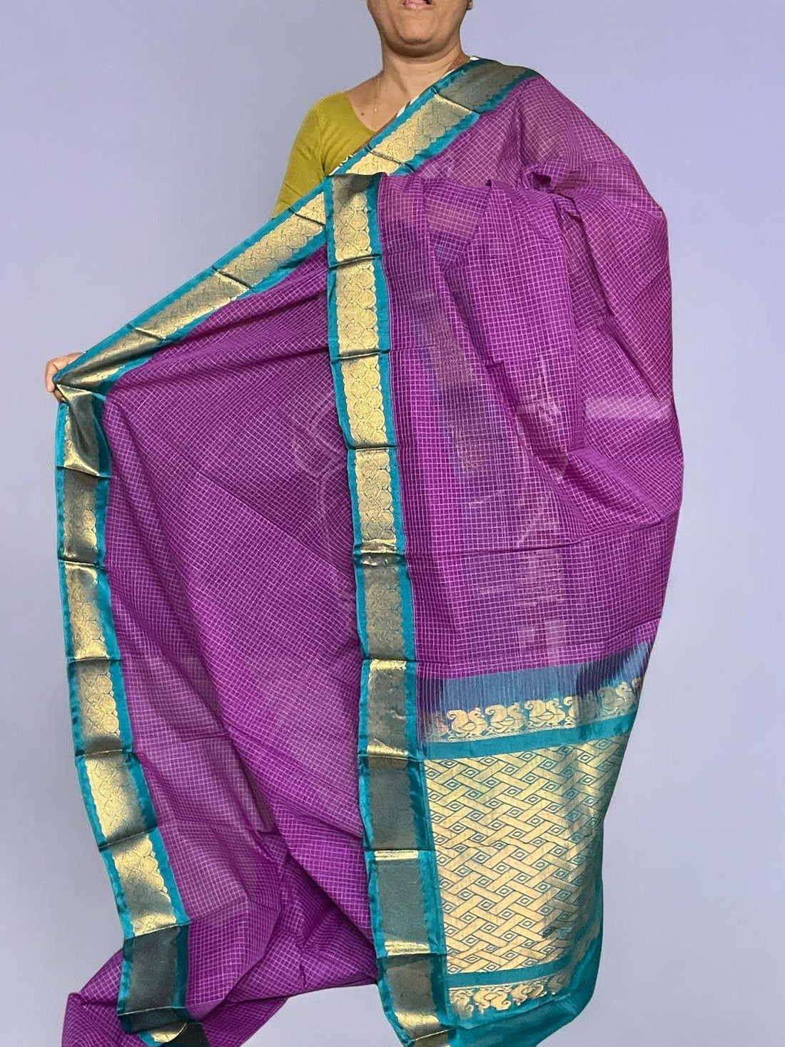 PURE GADWAL COTTON SARI - pochampallysarees.com