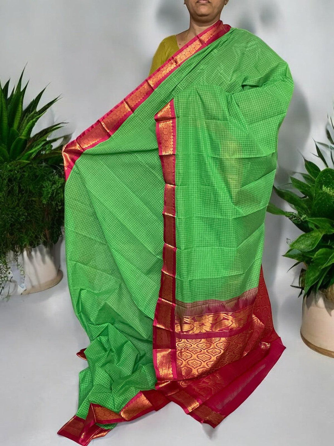 PURE GADWAL COTTON SARI - pochampallysarees.com