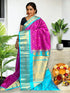 Pure Gadwal Silk Saree Pink - pochampallysarees.com