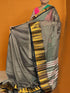 PURE NARAYANPET COTTON GRAY SARI - pochampallysarees.com