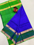 Pure Uppada Silk Blue Green Saree - pochampallysarees.com