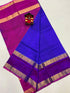 Pure Uppada Silk Blue Purple Saree - pochampallysarees.com