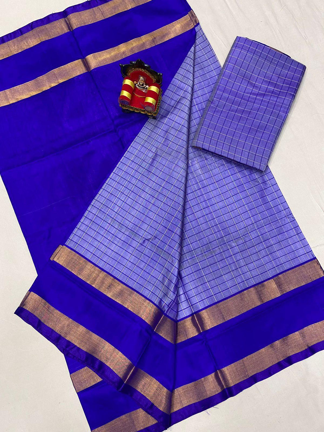 Pure Uppada Silk Blue Saree - pochampallysarees.com