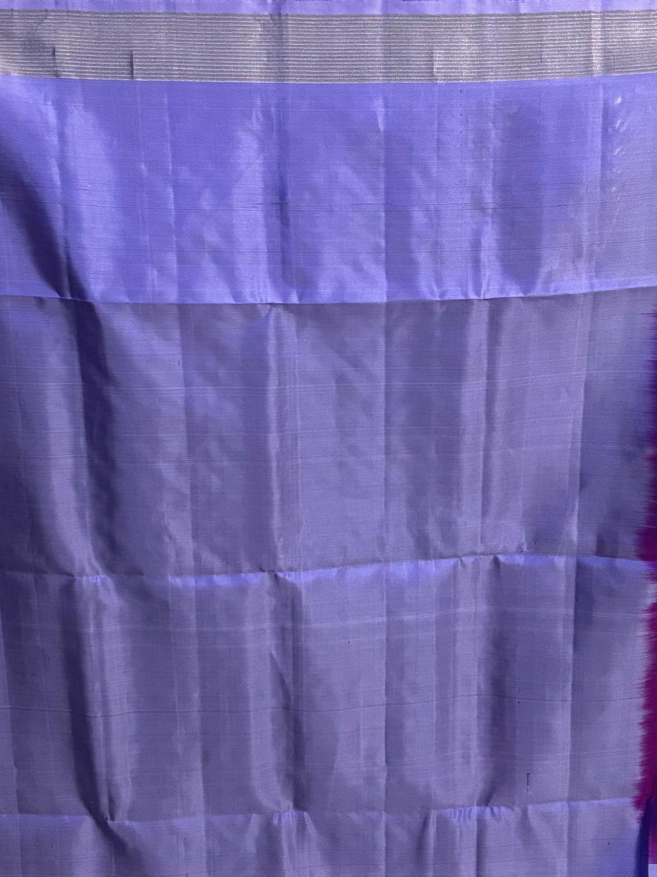 Purple Color Designer Kanchi Pure Soft Silk Saree - pochampallysarees.com
