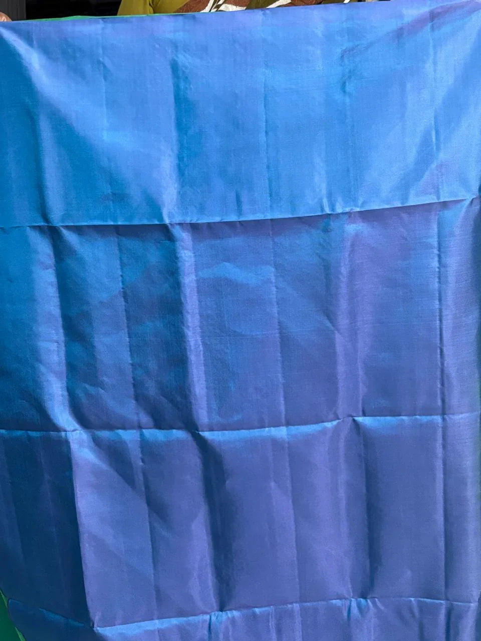 Sea Green Blue Color Designer Kanchi Pure Soft Silk Saree - pochampallysarees.com