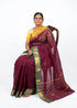 NARAYANPET COTTON Chocolate Saree - pochampallysarees.com