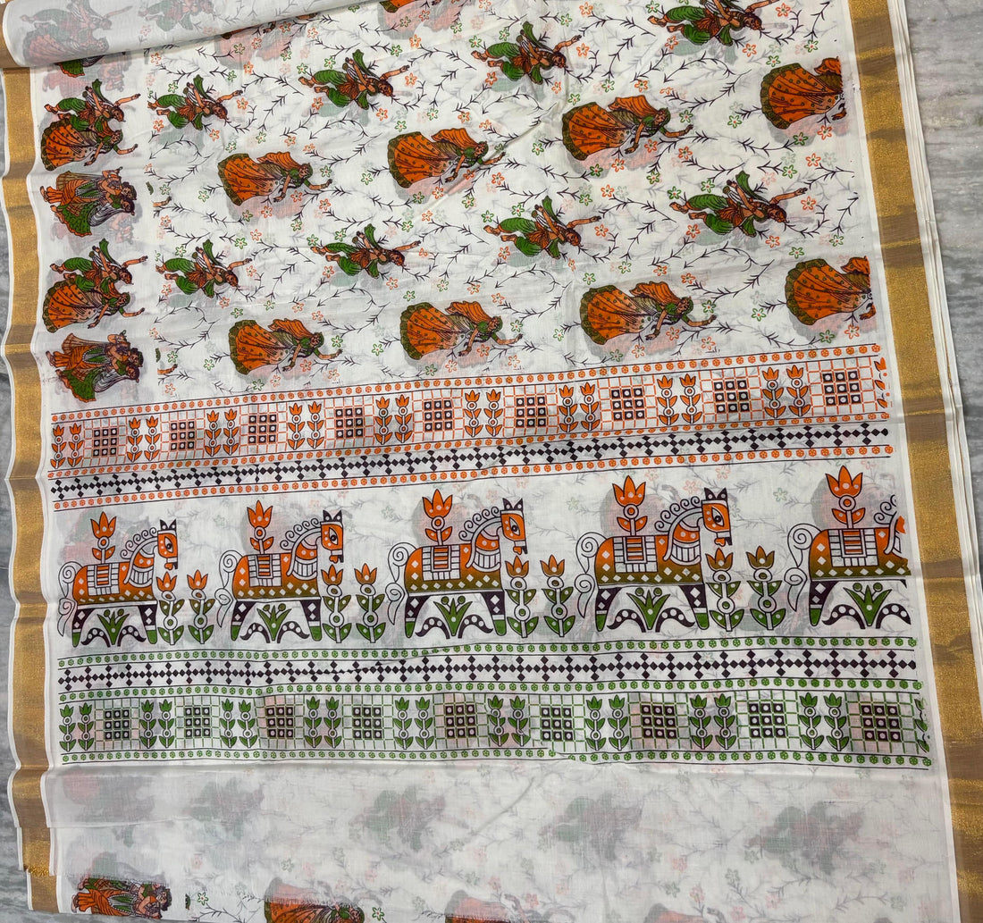 Mangalagiri Cotton Sarees Online – Authentic Handloom Elegance - pochampallysarees.com